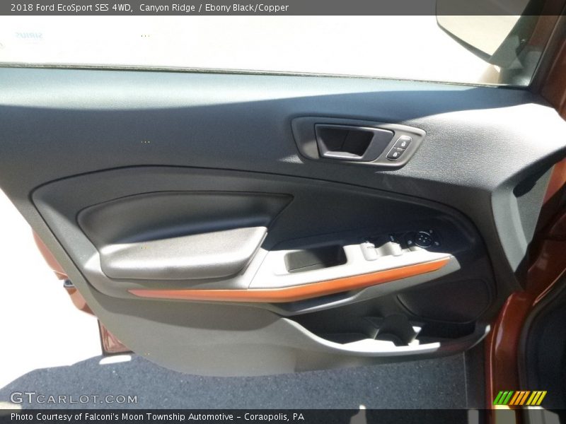 Canyon Ridge / Ebony Black/Copper 2018 Ford EcoSport SES 4WD