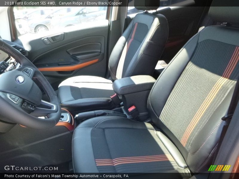 Canyon Ridge / Ebony Black/Copper 2018 Ford EcoSport SES 4WD