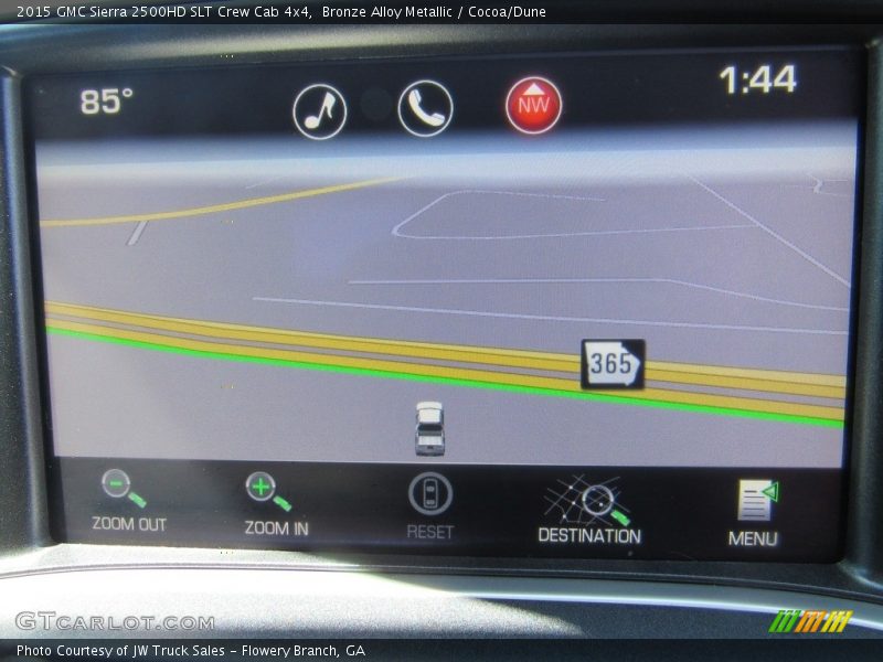 Bronze Alloy Metallic / Cocoa/Dune 2015 GMC Sierra 2500HD SLT Crew Cab 4x4