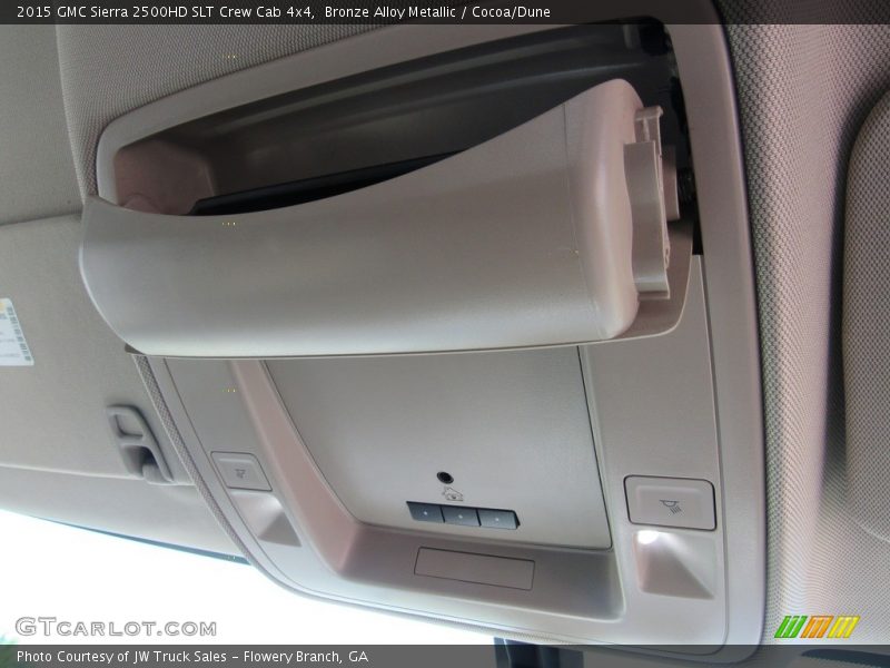 Bronze Alloy Metallic / Cocoa/Dune 2015 GMC Sierra 2500HD SLT Crew Cab 4x4