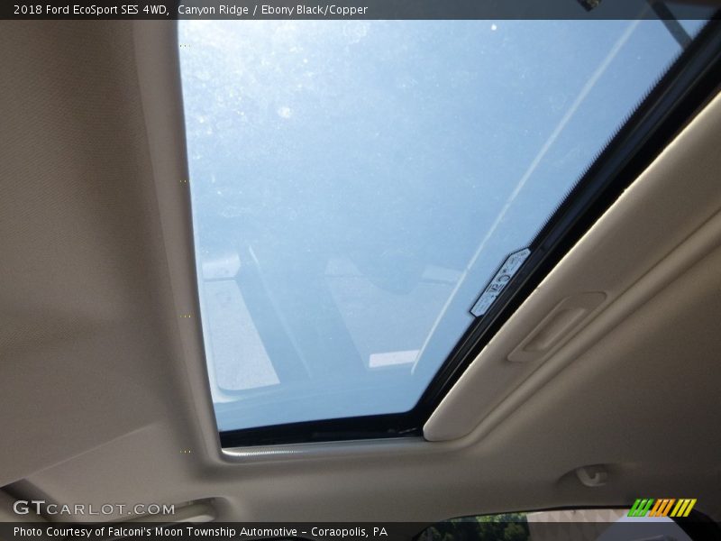 Canyon Ridge / Ebony Black/Copper 2018 Ford EcoSport SES 4WD