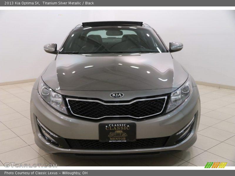 Titanium Silver Metallic / Black 2013 Kia Optima SX