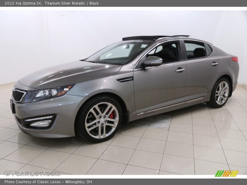 Titanium Silver Metallic / Black 2013 Kia Optima SX