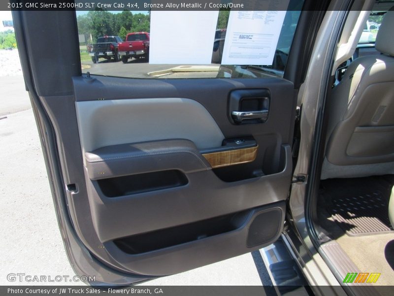 Bronze Alloy Metallic / Cocoa/Dune 2015 GMC Sierra 2500HD SLT Crew Cab 4x4