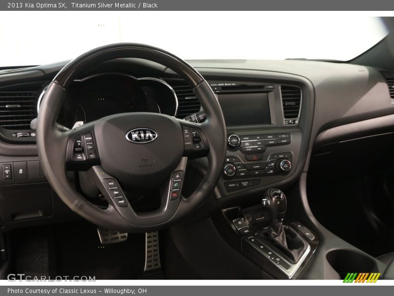 Titanium Silver Metallic / Black 2013 Kia Optima SX
