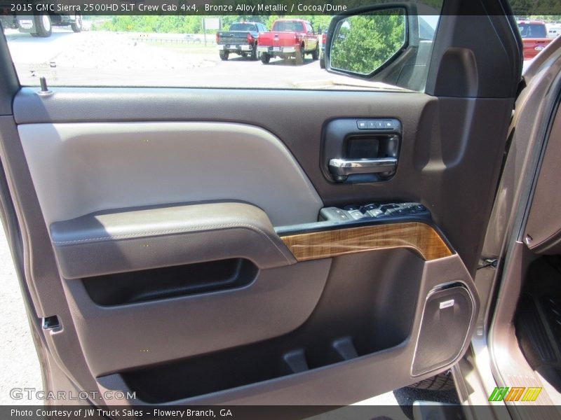 Bronze Alloy Metallic / Cocoa/Dune 2015 GMC Sierra 2500HD SLT Crew Cab 4x4