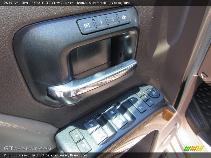 Bronze Alloy Metallic / Cocoa/Dune 2015 GMC Sierra 2500HD SLT Crew Cab 4x4