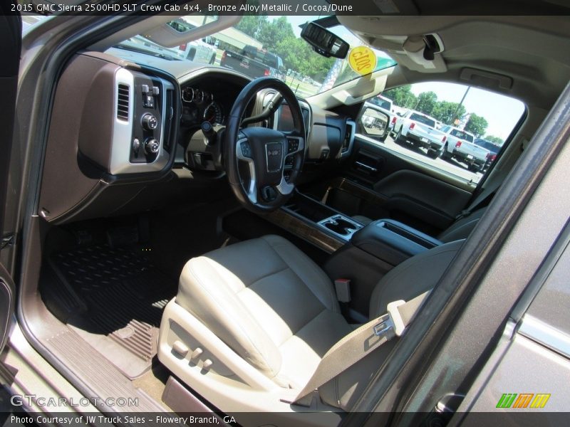 Bronze Alloy Metallic / Cocoa/Dune 2015 GMC Sierra 2500HD SLT Crew Cab 4x4