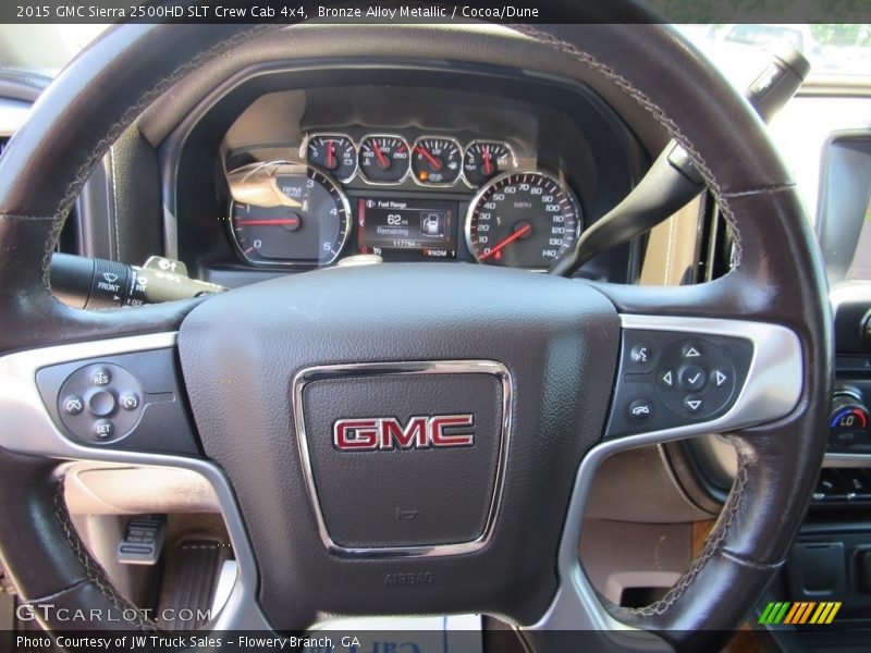 Bronze Alloy Metallic / Cocoa/Dune 2015 GMC Sierra 2500HD SLT Crew Cab 4x4