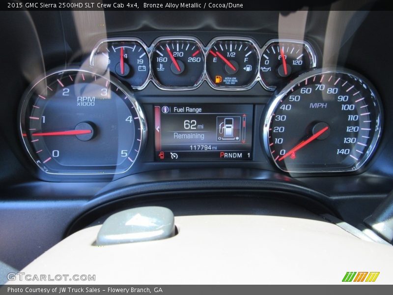 Bronze Alloy Metallic / Cocoa/Dune 2015 GMC Sierra 2500HD SLT Crew Cab 4x4