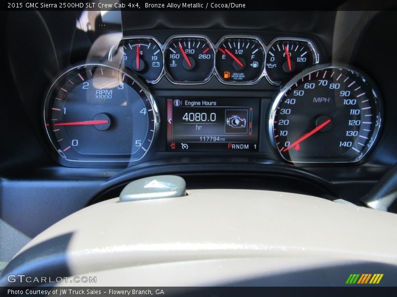 Bronze Alloy Metallic / Cocoa/Dune 2015 GMC Sierra 2500HD SLT Crew Cab 4x4
