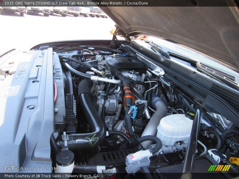 Bronze Alloy Metallic / Cocoa/Dune 2015 GMC Sierra 2500HD SLT Crew Cab 4x4