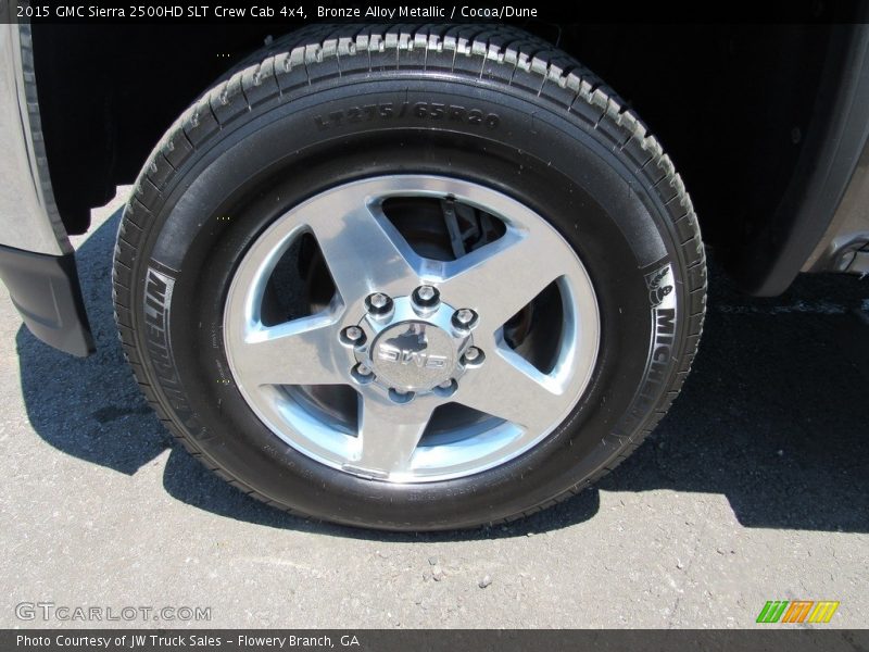 Bronze Alloy Metallic / Cocoa/Dune 2015 GMC Sierra 2500HD SLT Crew Cab 4x4