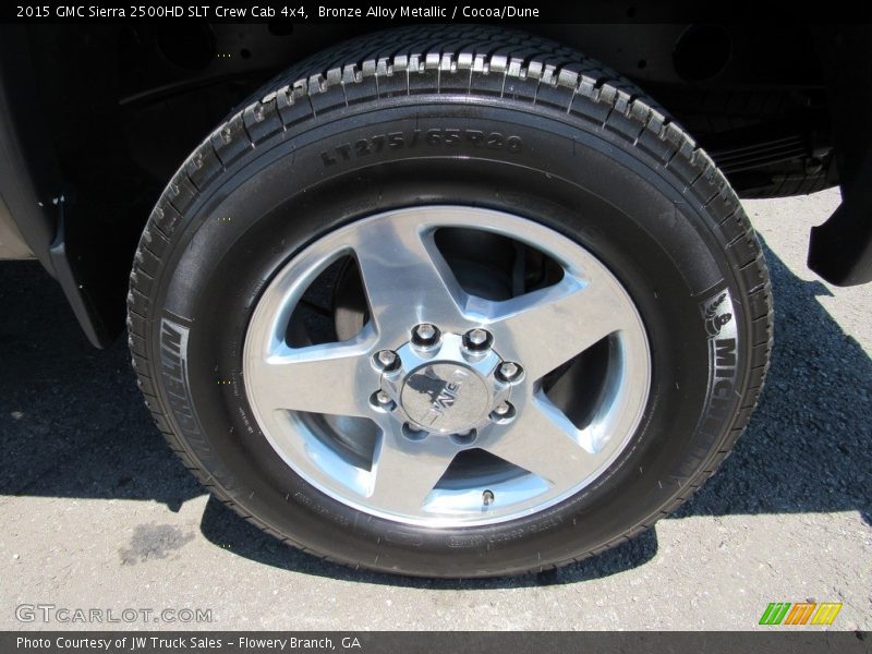 Bronze Alloy Metallic / Cocoa/Dune 2015 GMC Sierra 2500HD SLT Crew Cab 4x4