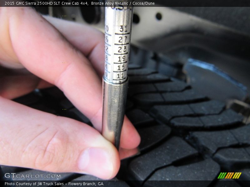 Bronze Alloy Metallic / Cocoa/Dune 2015 GMC Sierra 2500HD SLT Crew Cab 4x4