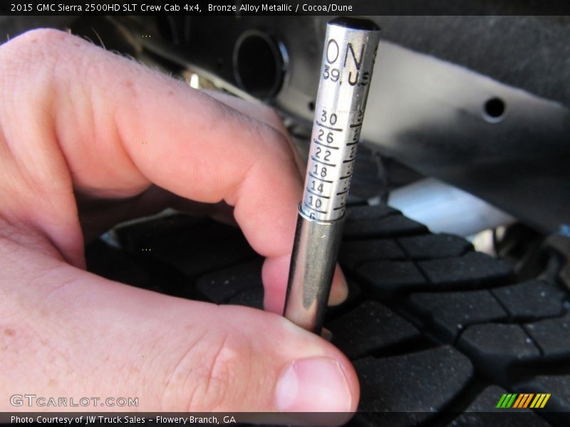 Bronze Alloy Metallic / Cocoa/Dune 2015 GMC Sierra 2500HD SLT Crew Cab 4x4