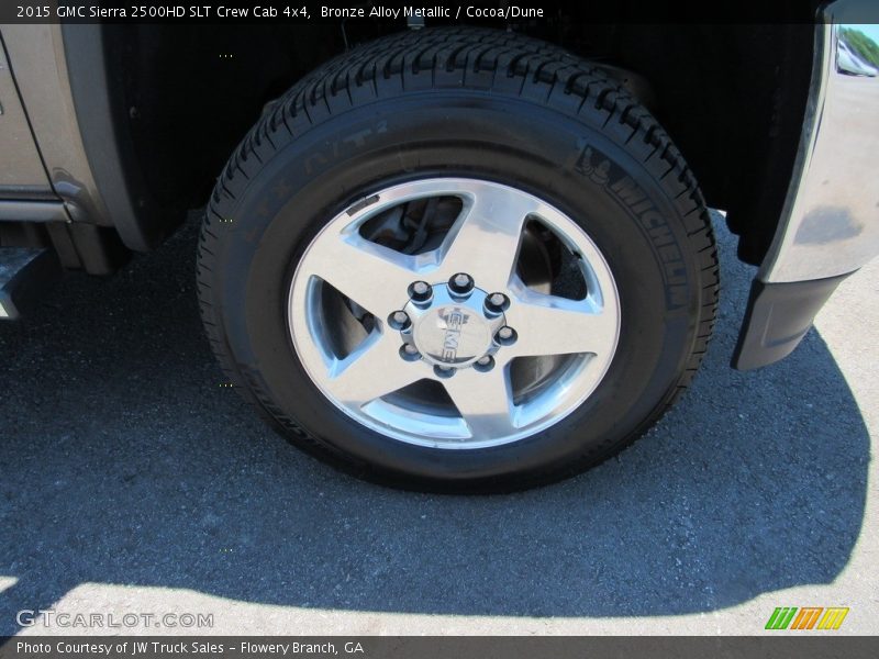 Bronze Alloy Metallic / Cocoa/Dune 2015 GMC Sierra 2500HD SLT Crew Cab 4x4