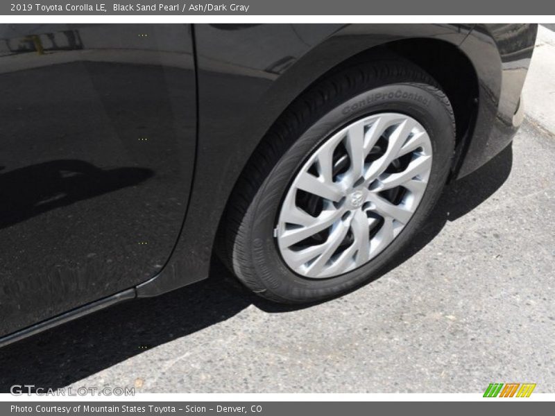 Black Sand Pearl / Ash/Dark Gray 2019 Toyota Corolla LE