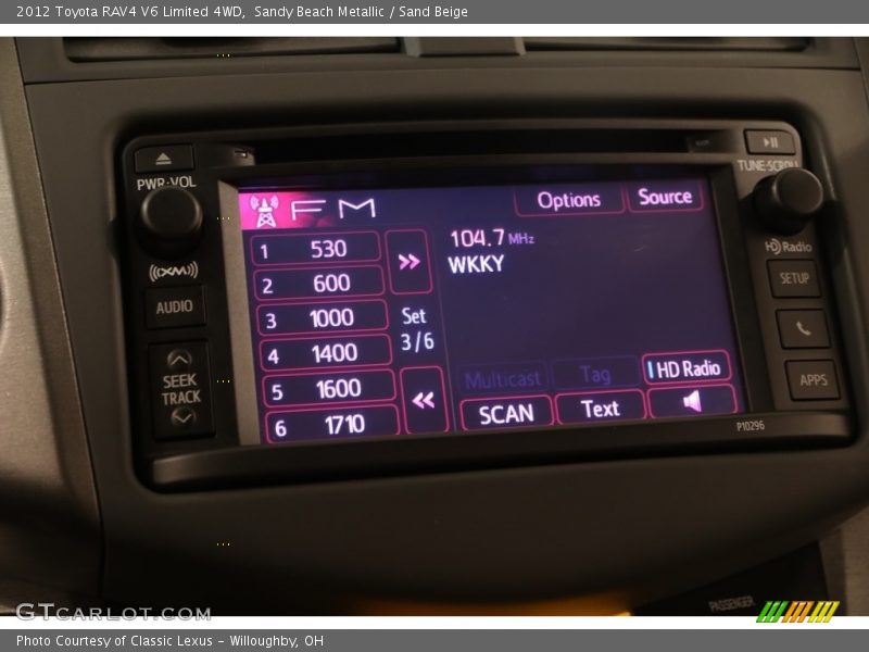 Sandy Beach Metallic / Sand Beige 2012 Toyota RAV4 V6 Limited 4WD
