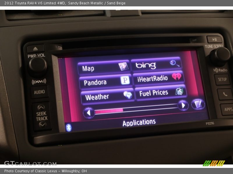 Sandy Beach Metallic / Sand Beige 2012 Toyota RAV4 V6 Limited 4WD