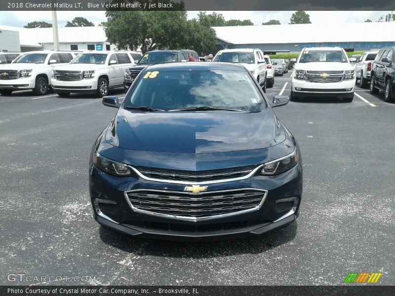 Blue Velvet Metallic / Jet Black 2018 Chevrolet Malibu LT