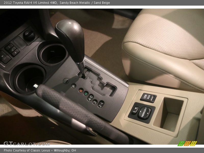 Sandy Beach Metallic / Sand Beige 2012 Toyota RAV4 V6 Limited 4WD