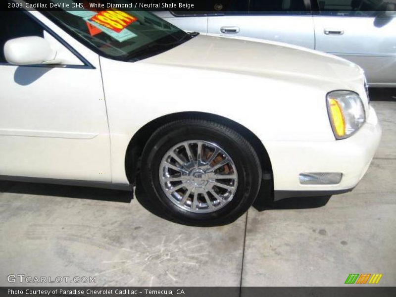 White Diamond / Neutral Shale Beige 2003 Cadillac DeVille DHS