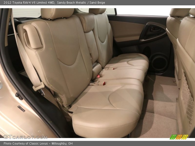 Sandy Beach Metallic / Sand Beige 2012 Toyota RAV4 V6 Limited 4WD