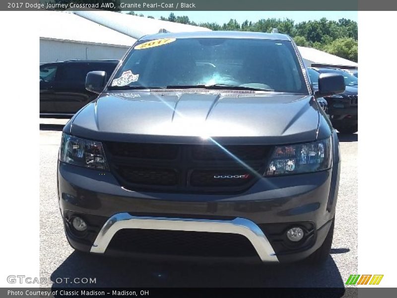 Granite Pearl-Coat / Black 2017 Dodge Journey Crossroad AWD