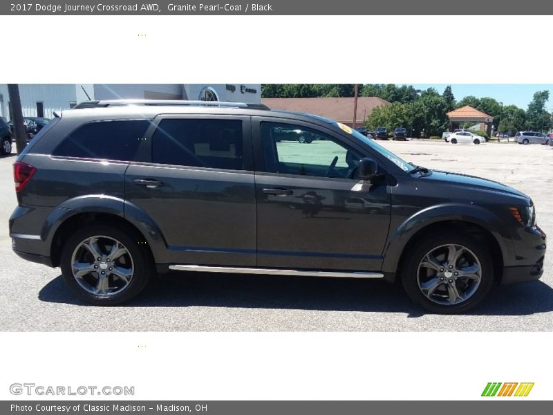Granite Pearl-Coat / Black 2017 Dodge Journey Crossroad AWD