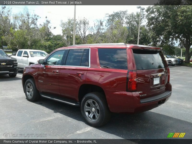 Siren Red Tintcoat / Jet Black 2018 Chevrolet Tahoe LS