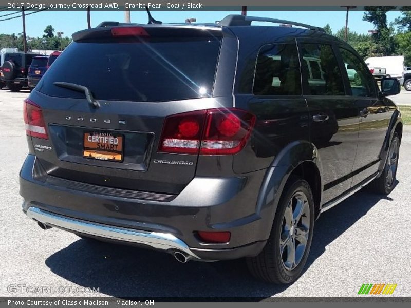 Granite Pearl-Coat / Black 2017 Dodge Journey Crossroad AWD