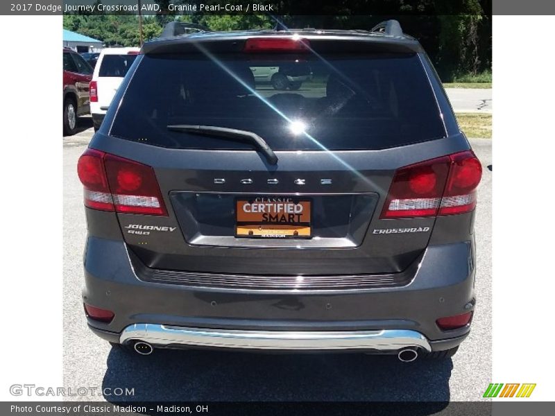 Granite Pearl-Coat / Black 2017 Dodge Journey Crossroad AWD