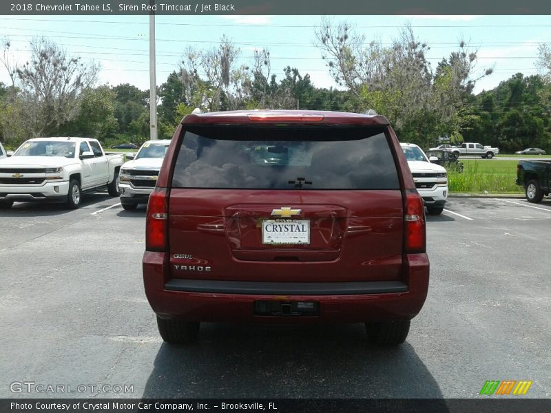 Siren Red Tintcoat / Jet Black 2018 Chevrolet Tahoe LS