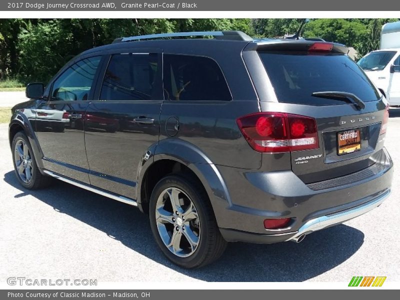 Granite Pearl-Coat / Black 2017 Dodge Journey Crossroad AWD