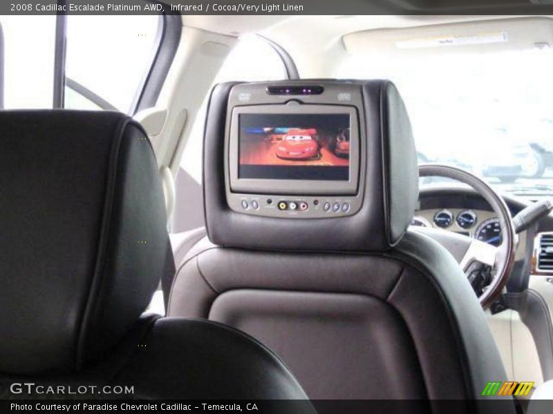 Infrared / Cocoa/Very Light Linen 2008 Cadillac Escalade Platinum AWD