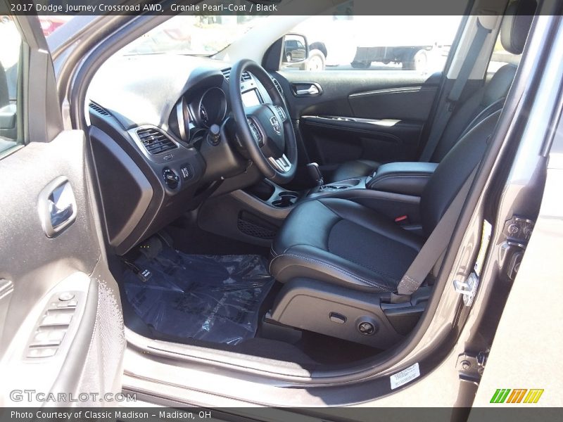Granite Pearl-Coat / Black 2017 Dodge Journey Crossroad AWD
