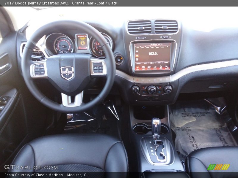 Granite Pearl-Coat / Black 2017 Dodge Journey Crossroad AWD