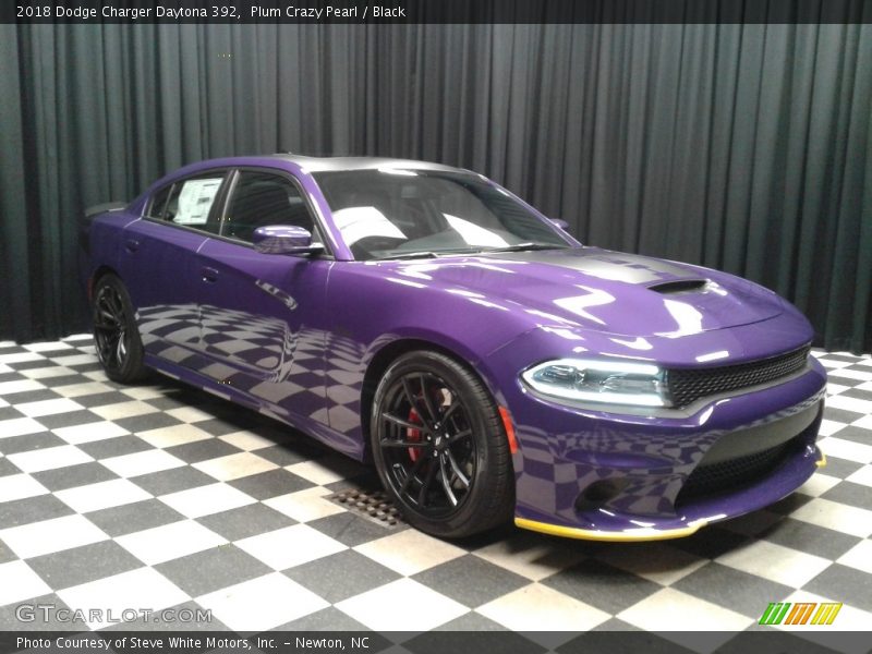 Plum Crazy Pearl / Black 2018 Dodge Charger Daytona 392