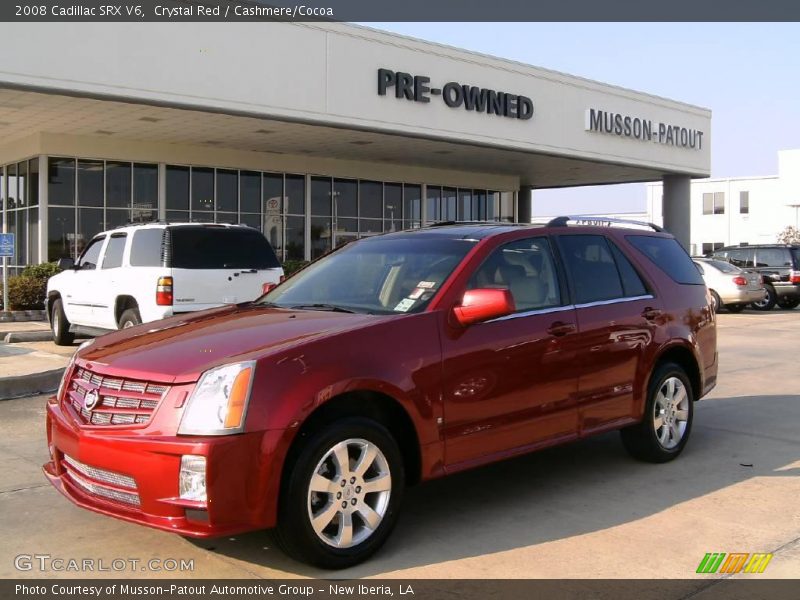 Crystal Red / Cashmere/Cocoa 2008 Cadillac SRX V6