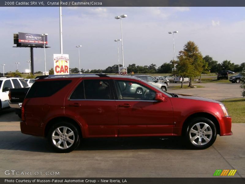 Crystal Red / Cashmere/Cocoa 2008 Cadillac SRX V6