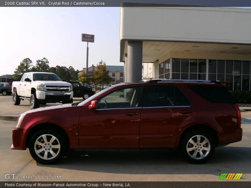 Crystal Red / Cashmere/Cocoa 2008 Cadillac SRX V6