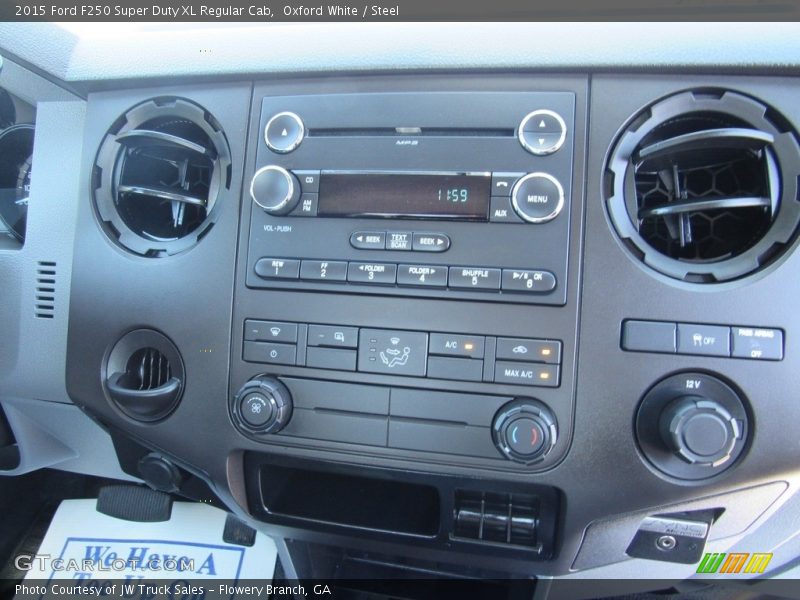 Oxford White / Steel 2015 Ford F250 Super Duty XL Regular Cab