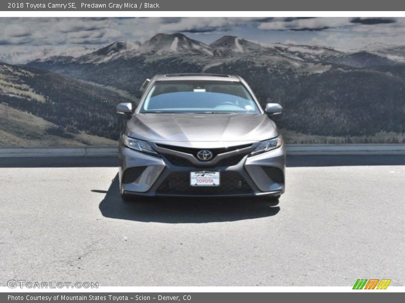 Predawn Gray Mica / Black 2018 Toyota Camry SE
