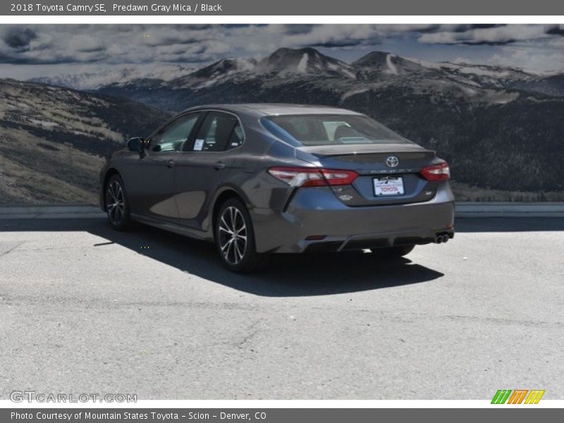 Predawn Gray Mica / Black 2018 Toyota Camry SE