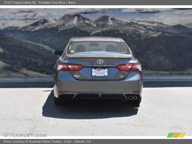Predawn Gray Mica / Black 2018 Toyota Camry SE