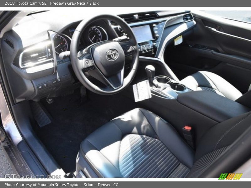 Predawn Gray Mica / Black 2018 Toyota Camry SE