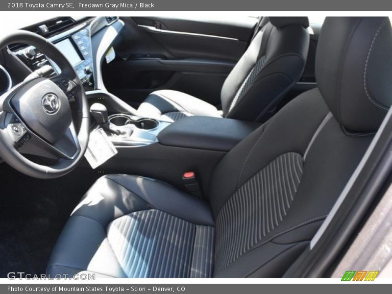 Predawn Gray Mica / Black 2018 Toyota Camry SE