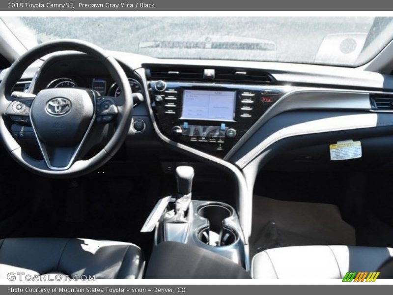 Predawn Gray Mica / Black 2018 Toyota Camry SE