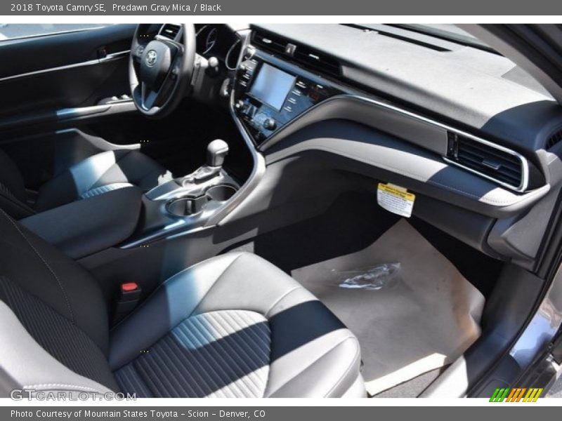 Predawn Gray Mica / Black 2018 Toyota Camry SE